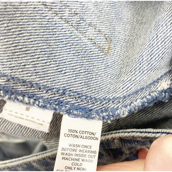 Ann Taylor Loft Button Front Denim Skirt Sz 26 - Picture 3 of 5